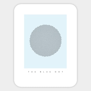 The Blue Dot Sticker